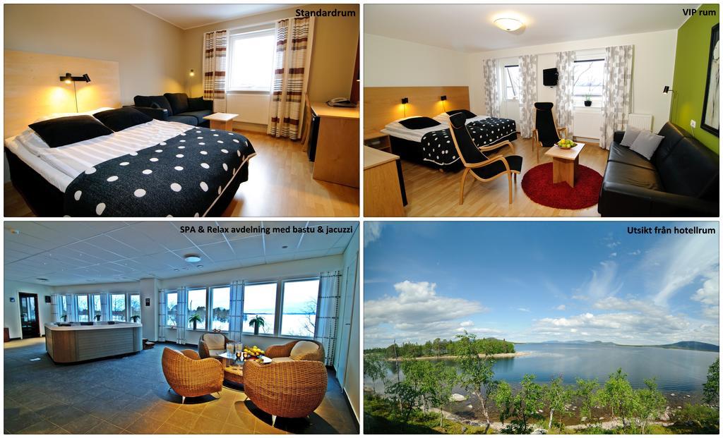 Hornavan Hotell Arjeplog Oda fotoğraf